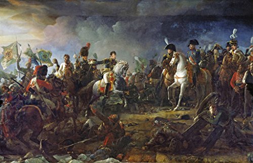 Kunstdruck/Poster: Napoleonische Kriege Schlacht von Austerlitz - hochwertiger Druck, Bild, Kunstposter, 60x40 cm von kunst für alle