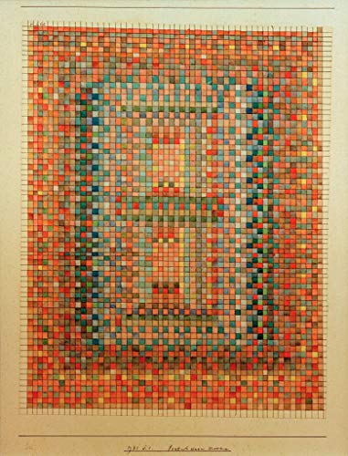 Kunstdruck/Poster: Paul Klee Portal Einer Moschee - hochwertiger Druck, Bild, Kunstposter, 60x80 cm von kunst für alle