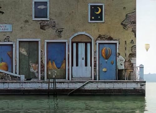 Kunstdruck/Poster: Quint Buchholz Venedig Ponte I - hochwertiger Druck, Bild, Kunstposter, 70x50 cm von kunst für alle