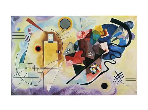 Kunstdruck/Poster: Wassily Kandinsky Gelb Rot Blau 1925" - hochwertiger Druck, Bild, Kunstposter, 40x30 cm von kunst für alle