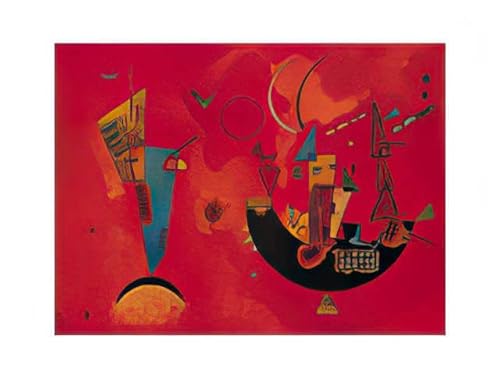 Kunstdruck/Poster: Wassily Kandinsky Mit und gegen 1929" - hochwertiger Druck, Bild, Kunstposter, 80x60 cm von kunst für alle