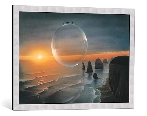kunst für alle Bild mit Bilder-Rahmen: Hans-Werner Sahm St Helena - dekorativer Kunstdruck, hochwertig gerahmt, 80x60 cm, Silber gebürstet kunst für alle Bild mit Bilder-Rahmen: Hans-Werner Sahm St Helena - dekorativer Kunstdruck, hochwertig gerahmt, 80x60 cm, Silber gebürstet von kunst für alle