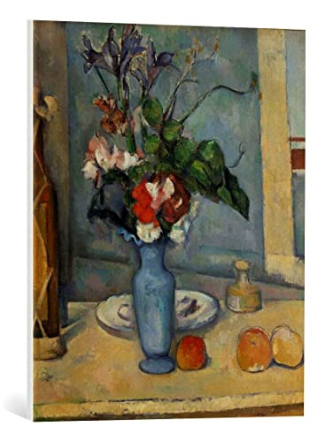 kunst für alle Leinwandbild: Paul Cézanne Die Blaue Vase - hochwertiger Druck, Leinwand auf Keilrahmen, Bild fertig zum Aufhängen, 55x65 cm von kunst für alle