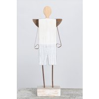 Engel Modern, Engel Holz Und Metall, Engel Shabby Look, Engel Rustikal, Engel Mann, Adventsdekoration Holz, Dekoration Weihnachten, Engel Upcycling von kunsthandwerkerholz