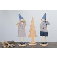 Holzwichtel, Wichtel, Herbstdekoration, Weihnachten, Wichteljunge, Wichtelmädchen, Dekoration Winter Holz, Handarbeit, Weihnachtswichtel, Winterdeko von kunsthandwerkerholz