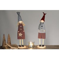 Holzwichtel, Wichtel, Herbstdekoration, Weihnachten, Wichteljunge, Wichtelmädchen, Dekoration Winter Holz, Handarbeit, Weihnachtswichtel, Winterdeko von kunsthandwerkerholz