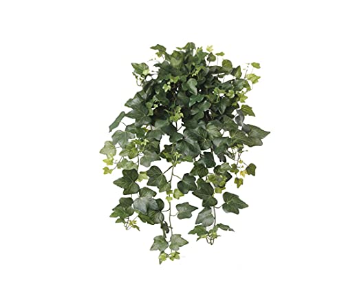 kunstpflanzen-discount.com Künstliche Efeu Hedera Gala Efeuranke Efeubusch 65cm mit 262 naturgetreu geaderten Blättern und UV-Schutz von kunstpflanzen-discount.com