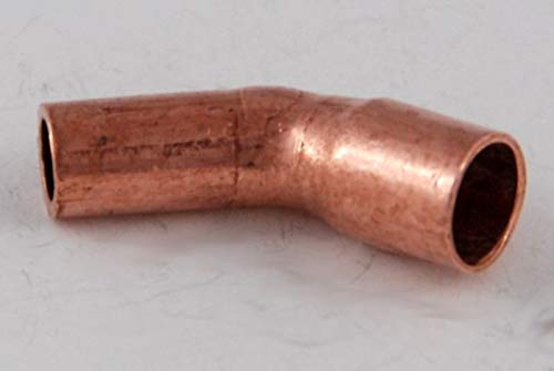 10x Kupferfitting Bogen 6 mm 45 Grad 5040 i/a Lötfitting copper fitting CU von kupferking