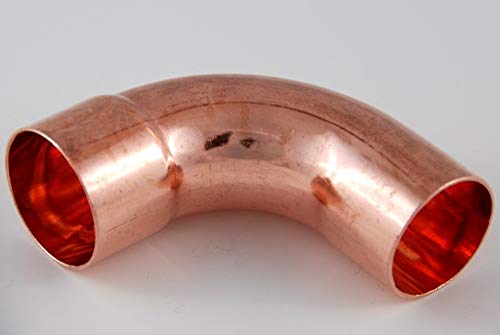 2x Kupferfitting Bogen 42 mm 90 Grad 5001a i/a Lötfitting copper fitting CU von kupferking