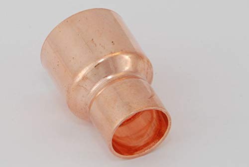 2x Kupferfitting Reduzier Muffe 42-22 mm 5243 a/i Kupfer copper fitting CU von kupferking