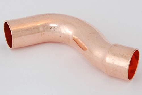 2x Kupferfitting Überbogen 22 mm 5086 i/a Lötfitting copper fitting CU von kupferking