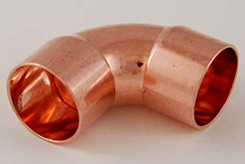 5x Kupferfitting Winkel 35 mm 90 Grad 5090 i/i Lötfitting copper fitting CU von kupferking