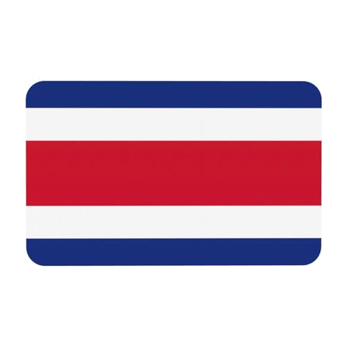 kurue Flagge von Costa Rica Druck Kieselgur Badematte Große rutschfeste Duschmatte mit schnell trocknender Badezimmer Bodenmatte von kurue