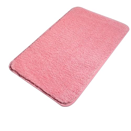 kutunu® - rosa 50x80 cm - Premium Badematte Rutschfester Badezimmerteppich wasserabsobierender Badteppich - Badvorleger mit weichen Mikrofasern - Duschvorleger rutschfest von kutunu