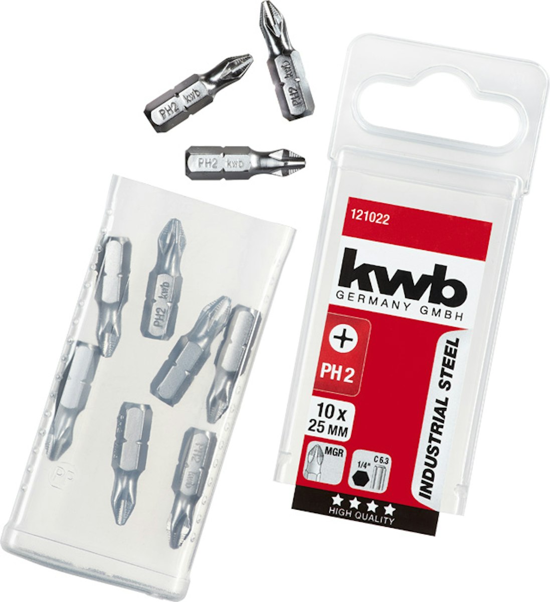 kwb 10 Bits 25mm PH 2 Industry SB 121022 von kwb Germany GmbH