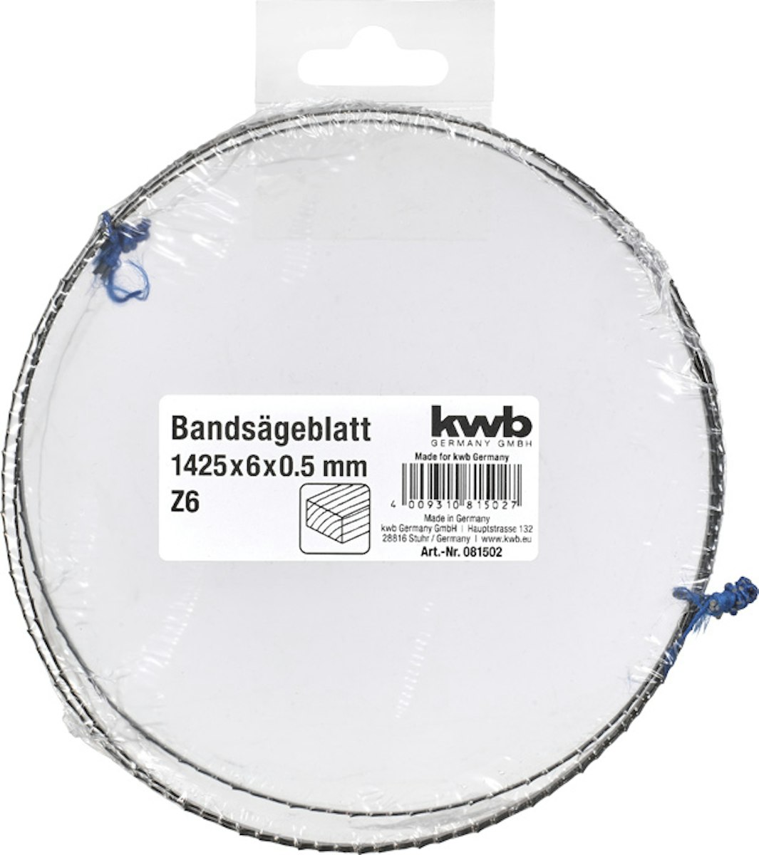 kwb Bandsägebl.1425x6x0,65 Z6 Holz 81502 von kwb Germany GmbH