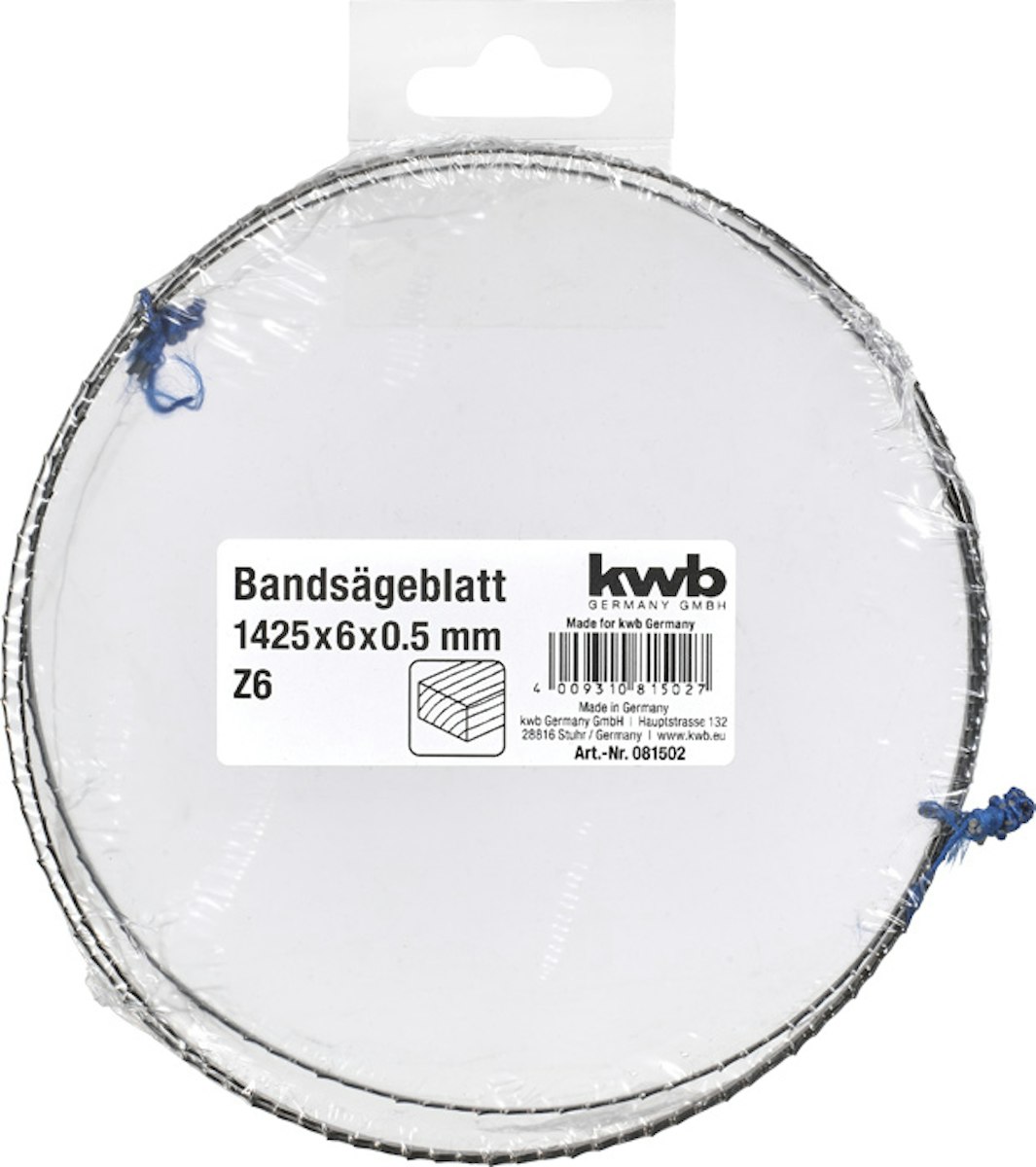 kwb Bandsägebl.1425x6x0,65 Z6 Holz 81502 kwb Bandsägebl.1425x6x0,65 Z6 Holz 81502 von kwb Germany GmbH