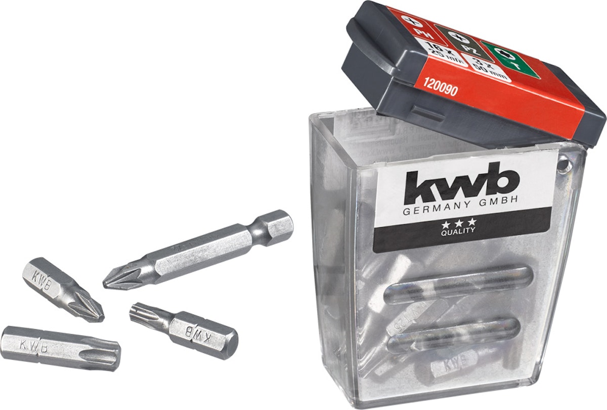 kwb Bit Set 23tlg. + Nuss Adapter 120090 von kwb Germany GmbH