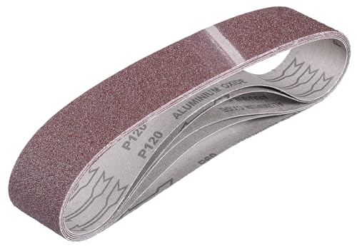 Original Einhell 5-tlg. Schleifbandset (Bandschleifer-Zubehör, 5x Schleifband für Stand-Bandschleifer, 50 x 686 mm, je 2x P60, 2x P80, 1x P120) von Einhell