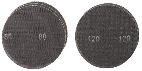 Original Einhell 5-tlg. Schleifgitterset (Trockenbauschleifer-Zubehör, passend für diverse Einhell Trockenbauschleifer, Ø 225 mm, Kletthaftung, inkl. 3x P80, 2x P120) von Einhell