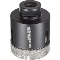 Diamant Fliesen-Loch-Bohrer für Winkelschleifer, Lochsäge mit M14-Aufnahme, Diamont-Bohrkrone Durchmesser 50 mm - KWB von kwb