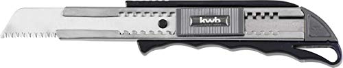 KWB Cuttermesser mit Japansäge 17118 (Autolock-Funktion, auch für handelsübliche 18 mm Klingen, Edelstahl Klingenführung), Japan von kwb