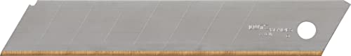 KWB Abbrechklingen 18 mm Titan beschichtet für Cuttermesser 23206 (6 Stück, extrem scharf, Lange Lebensdauer, in praktischer Spenderbox) von kwb