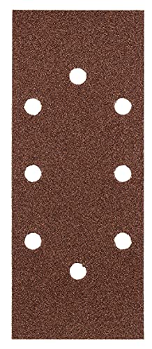 kwb Schleifstreifen, Holz & Metall, 93 x 230 mm, 8- fach gelocht, Schwingschleifer, Schleifpapier von kwb