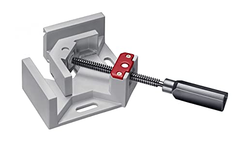 kwb Winkel-Spanner für rechte Winkel 90°, Spannweite 68 mm, Backenhöhe 35 mm, drehbare Spindel- und Backenlagerung, Aluminium-Druckguss mit solider Spann-Zwinge, 9833-00 von kwb