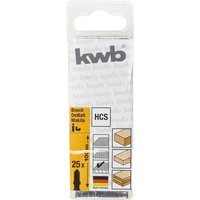 KWB - 25x Stichsägeblatt t 144 d für weiches Holz, gerader Schnitt von kwb