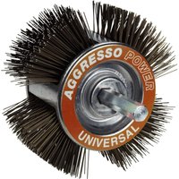 KWB - Agresso Universal-Schleifbürste für Bohrmaschine, gekröpfte Form mit 110 mm Durchmesser, 1 stück, Rundbürste ideal für Reinigungs- und von kwb
