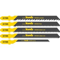 KWB - 617285 Stichsägeblatt-Set für Holz 5 St. von kwb