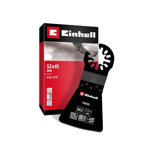 Original Einhell Schaber Flexibel 52mm (Langlebiger Kohlenstoffstahl, Open Back Schnellwechselfunktion, Geeignet für Multitools) von Einhell Accessories