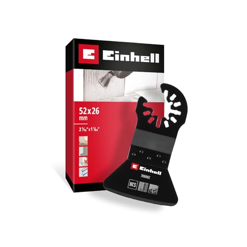Original Einhell Schaber Starr 52mm (Langlebiger Kohlenstoffstahl, Open Back Schnellwechselfunktion, Geeignet für Multitools) von Einhell Accessories