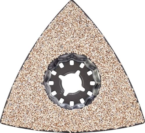 kwb Raspel, HM, Deltiform, 78 mm Grobschleifplatte für Winkelschleifmaschine, Tischschleifmaschine, Multicolor, Metal von kwb