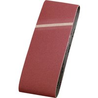 Schleifbänder 105x620 mm aus Edelkorund mit den Körnungen 40, Spezialverleimung und flexibles Baumwollgewebe für den groben Schliff von Holz und Schleifbänder 105x620 mm aus Edelkorund mit den Körnungen 40, Spezialverleimung und flexibles Baumwollgewebe für den groben Schliff von Holz und von kwb