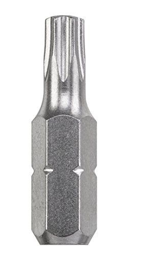 KWB 3 Bits 25 mm Tamper Torx 8 Industrial Steel 121608 (Tq 60 Stahl, ISO 1173, Antrieb C 6.3) von kwb