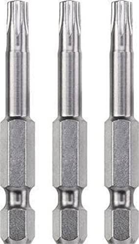 kwb 3 x Bits 50 mm TORX 15 Industrial Steel (TQ 60 Stahl, ISO 1173, Antrieb C 6.3) von kwb