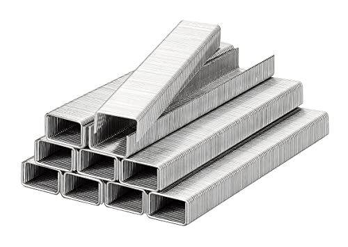 kwb Klammern, Typ Flachdraht, Stahl, C-Spitze, Stahldraht, 1400 Stk. 11,40 mm x 8 mm von kwb