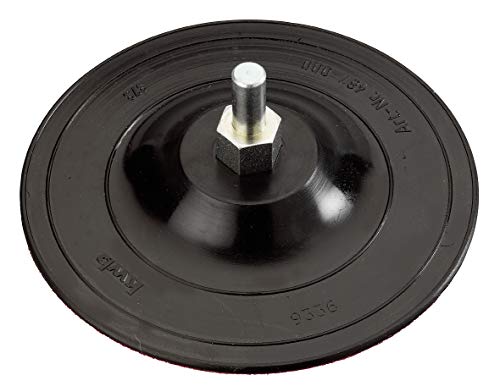 KWB Quick-Stick Haftstützteller Ø 125 mm, Ø 8mm aufsatz, schleifteller, schwarz, von kwb