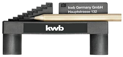 kwb Mittenfinder/Center-Finder zur Mittel-Punkt Ermittlung inkl. Bleistift und Magnet-Funktion von kwb