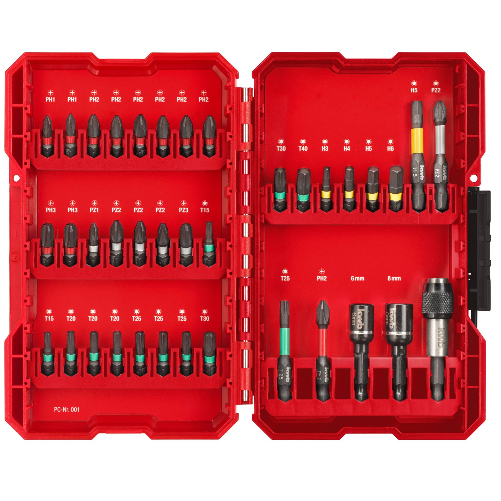 kwb Bit-Set 'Impact' 25 mm 37-teilig von kwb