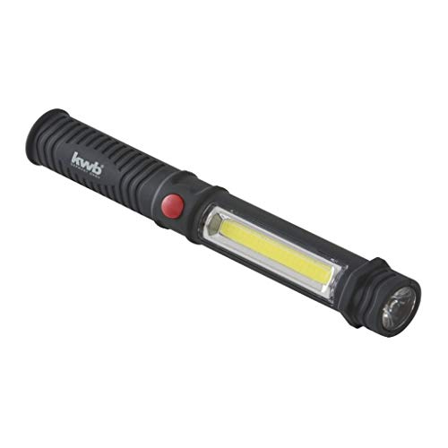 kwb COB-LED Stableuchte, superhell, magnetischer unterboden, Werkstattlampe, Handlampe von kwb