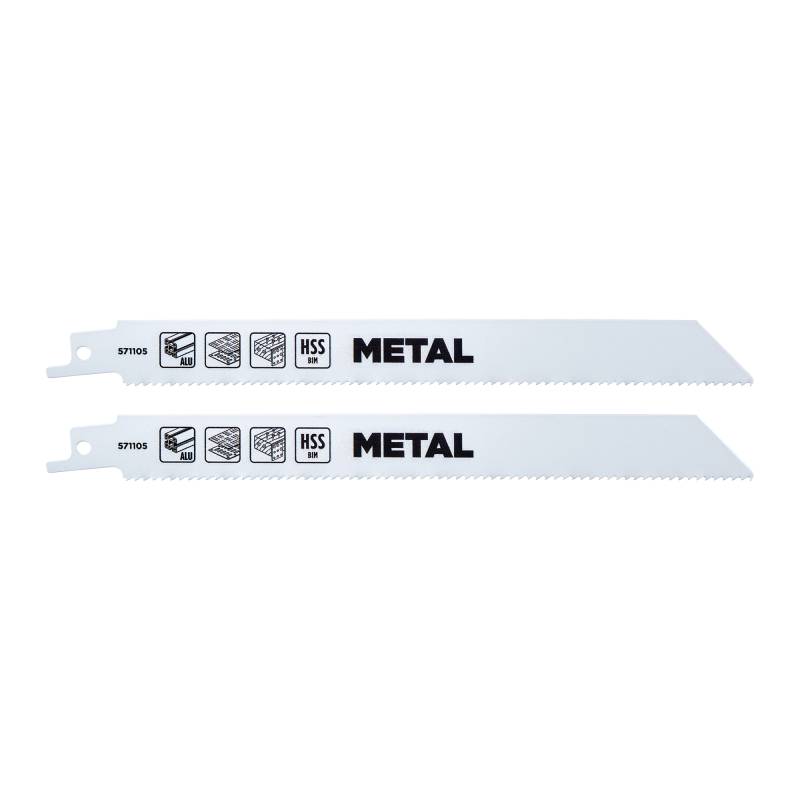 kwb HSS-BiM-Säbelsägeblätter für Metall 203 mm 2 Stück von kwb