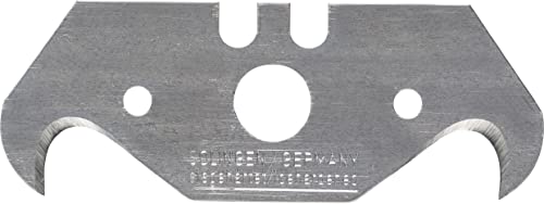 kwb Hakenklingen für Teppichmesser 24306 (6 Stück, Extrem Scharf, 49 x 19 x 0 5mm, in praktischer Spenderbox) von kwb