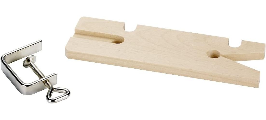 kwb Lochsäge, kwb Holz-Laubsägetisch mit Zwinge 4 mm, für Holzsägen und Laubsägeboge von kwb