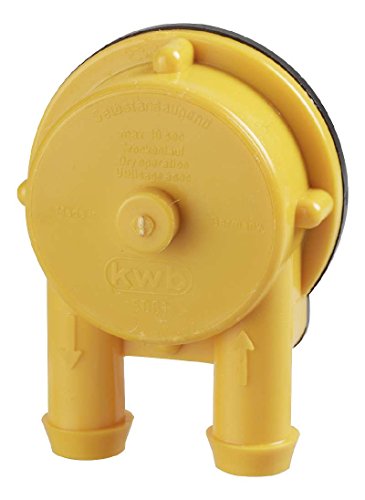 kwb Mini-Pumpe P61 Bohrmaschinen-Pumpe 1500 l/h, selbstansaugend, Schlauch-Anschluss 1/2'', z. Befestigung von 44593 Zoll-Schlauch mit Schlauch-Schellen von kwb