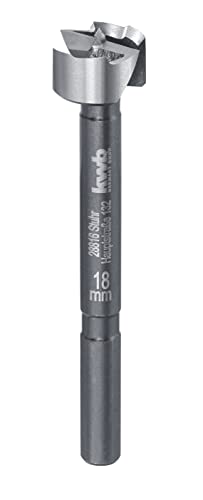 kwb SPEED Forstnerbohrer ø 18 mm aus vergütetem Spezialstahl mit präzisem Wellenschliff, Zentrierspitze, optimal geschärften sowie gehärteten Schneiden und polierter Oberfläche von kwb