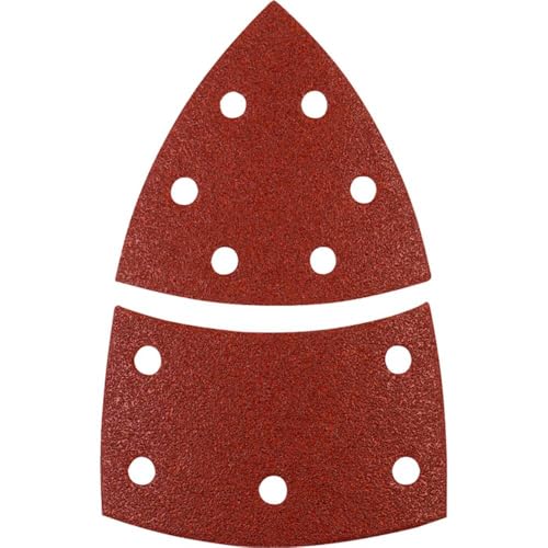 kwb Schleifdreiecke 100x62, 93 mm aus Edelkorund mit Körnung 240, werkzeuglosem Wechsel, Kunstharz-Verleimung und verstärktem Papierträger für den feinen Schliff von Holz und Metall kwb Schleifdreiecke 100x62, 93 mm aus Edelkorund mit Körnung 240, werkzeuglosem Wechsel, Kunstharz-Verleimung und verstärktem Papierträger für den feinen Schliff von Holz und Metall von kwb