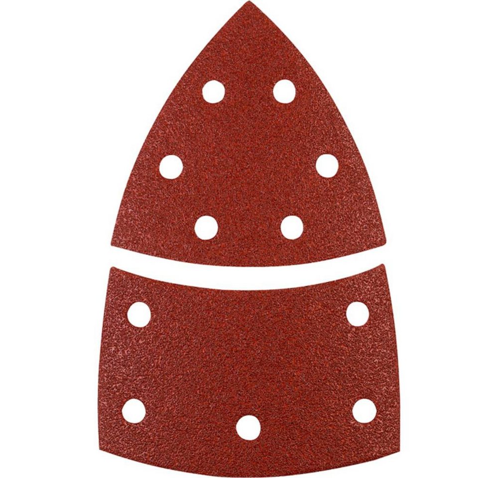 kwb Schleifpapier QUICK-STICK Schleifdreiecke, HOLZ & METALL, Edelkorund, 100 496124 von kwb